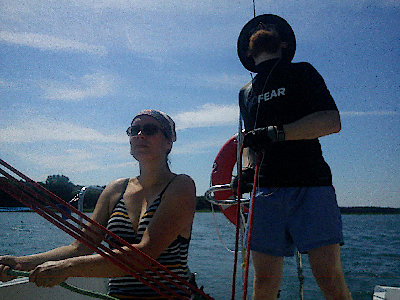 Gotowi do zwrotu przez sztag