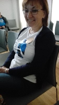 Hanka przygotowana na spotkanie.