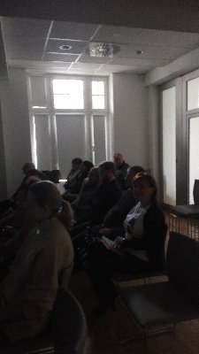 Ekipa Bydgoska prawie w komplecie słucha Yvonny.