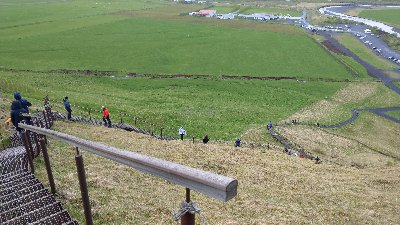 Warto było wejść po schodach.