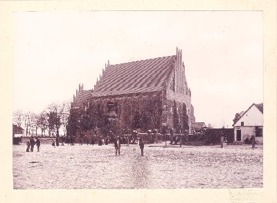 Brzeski Rynek. Zdjęcie wykonał B.Sztejner <br /> w latach 1908-1914, znajduje się w Muzeum Ziemi Kujawskiej i Dobrzyńskiej we Wlocławku.